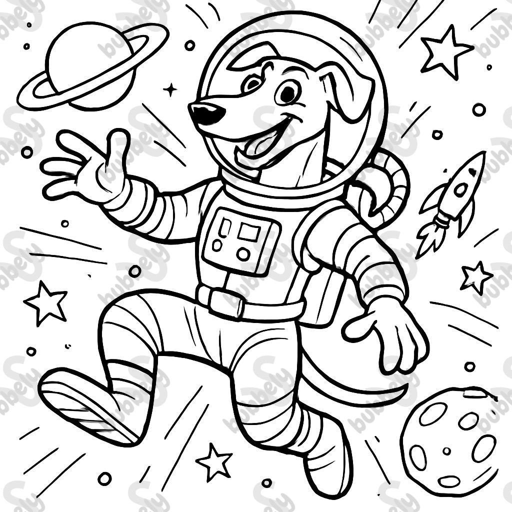 greyhound astronauta flotando en el espacio greyhound astronauta flotando en el espacio