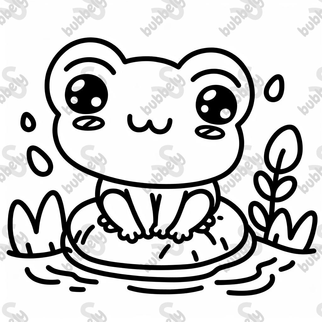 Kawaii-Frosch Kawaii-Frosch