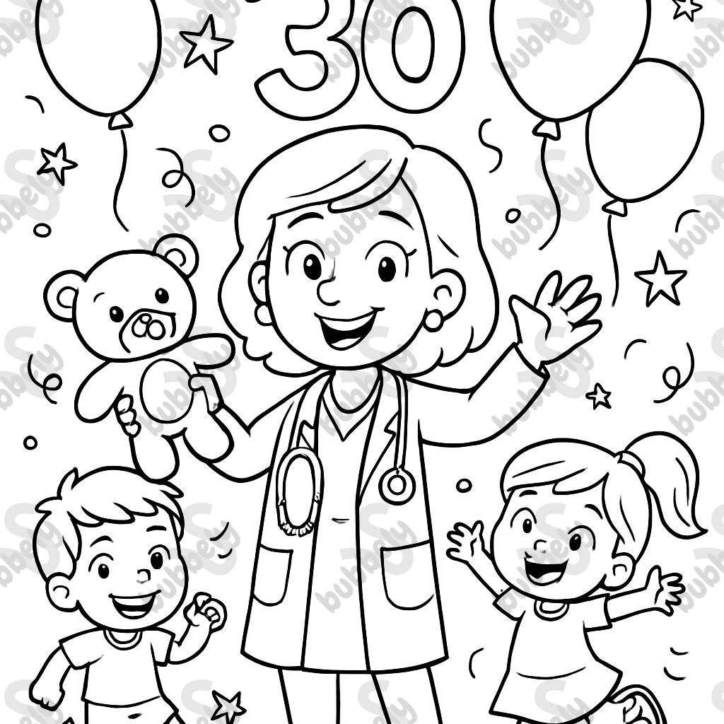 30 years celebration female pediatrician 30 years celebration female pediatrician