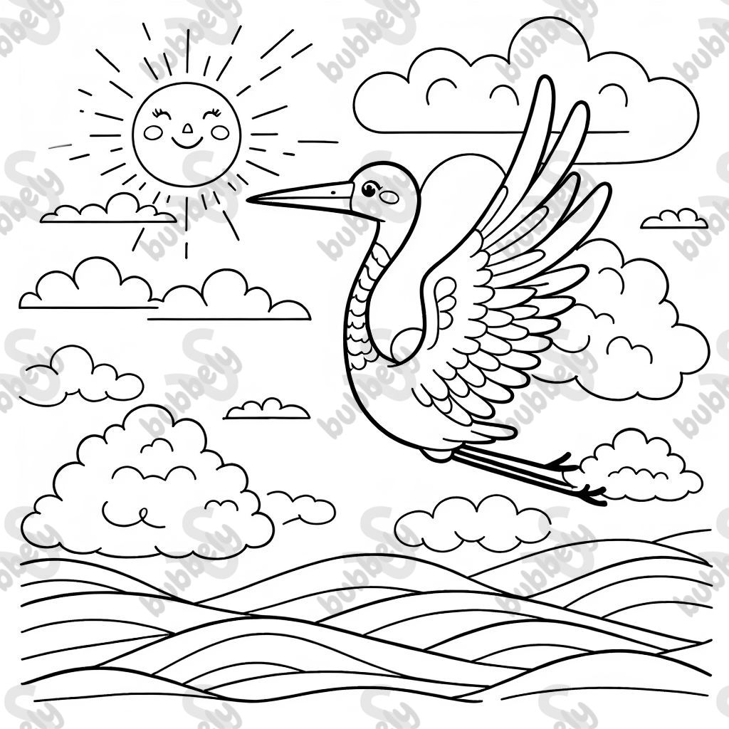 une grue dans le ciel une grue dans le ciel