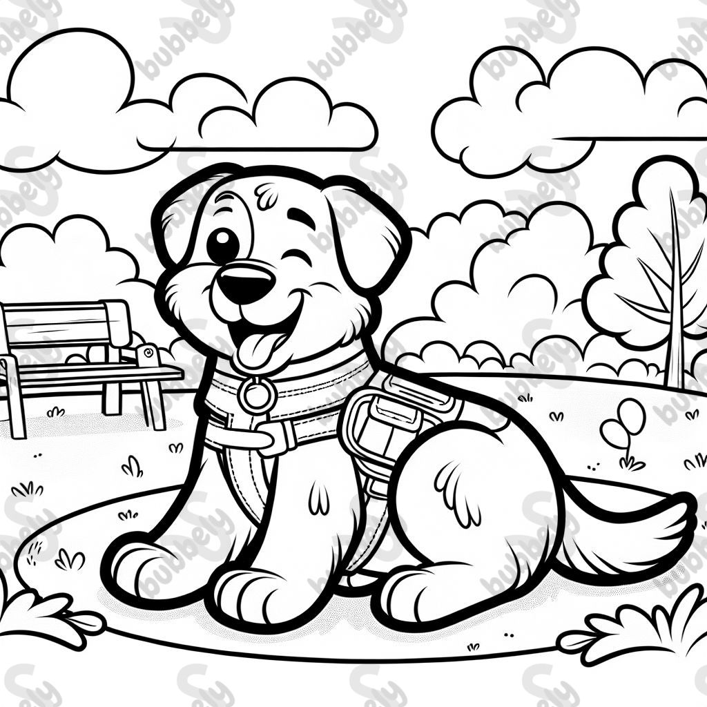 un chien d'assistance un chien d'assistance