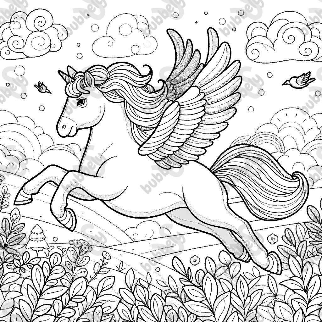 Ein fliegender Pegasus Ein fliegender Pegasus
