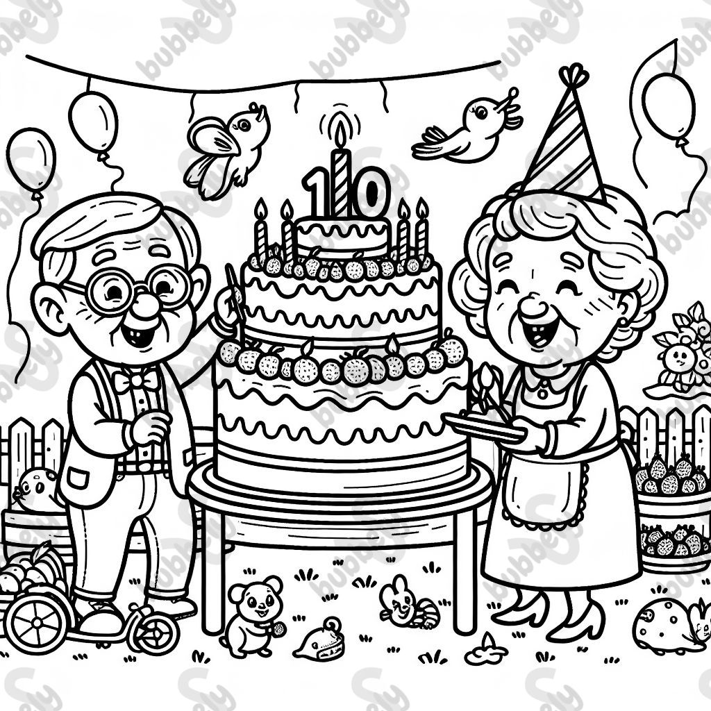 Birthday cake for a 100-year-old Birthday cake for a 100-year-old