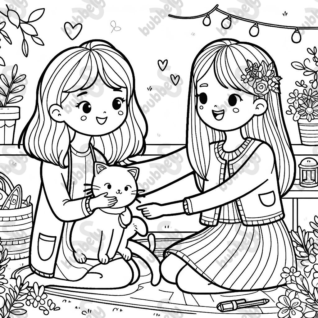 joven mujer con un gato joven mujer con un gato