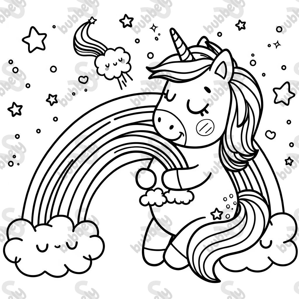 Einhorn such essen, regenbogen Einhorn such essen, regenbogen