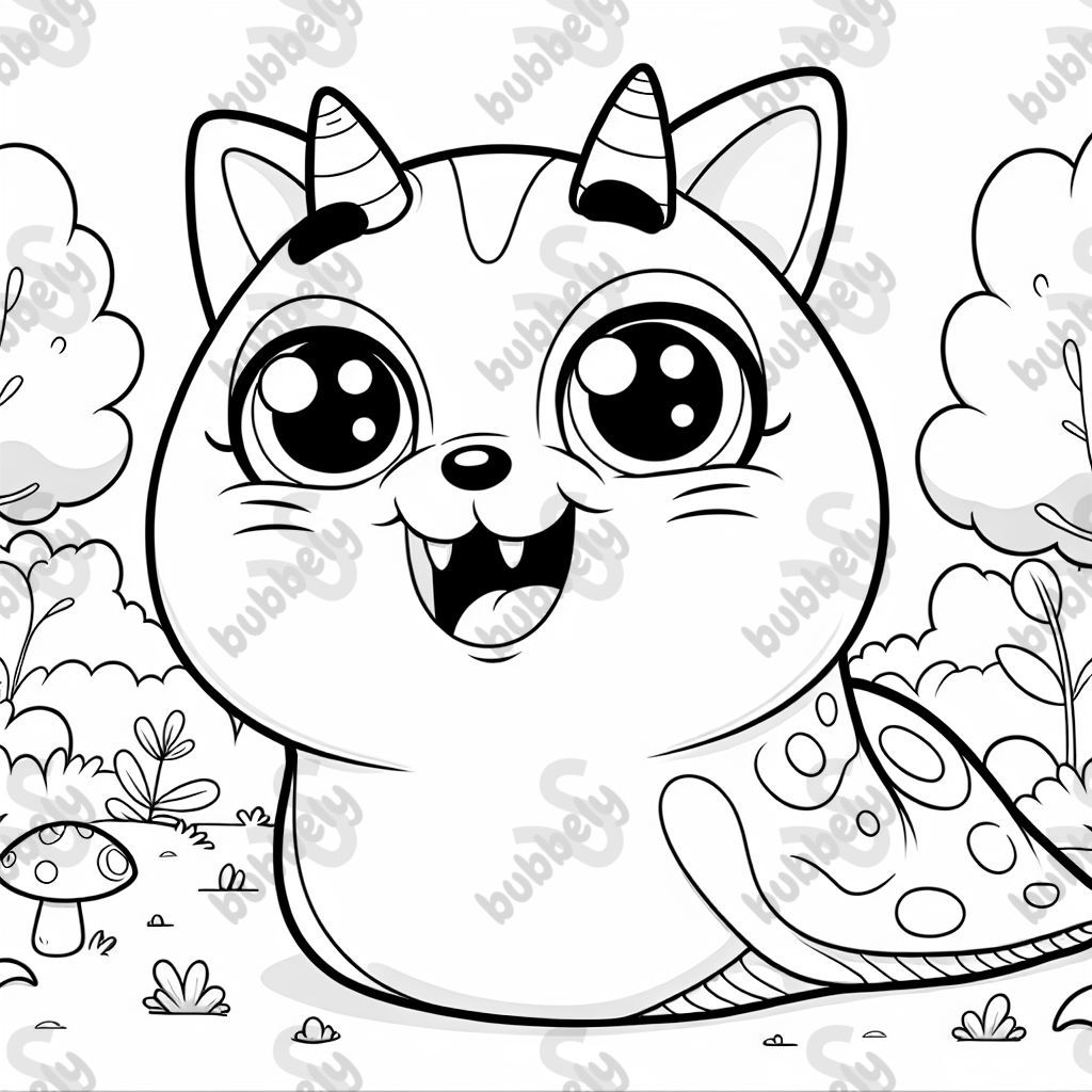 Cat slug with sharp teeth Cat slug with sharp teeth