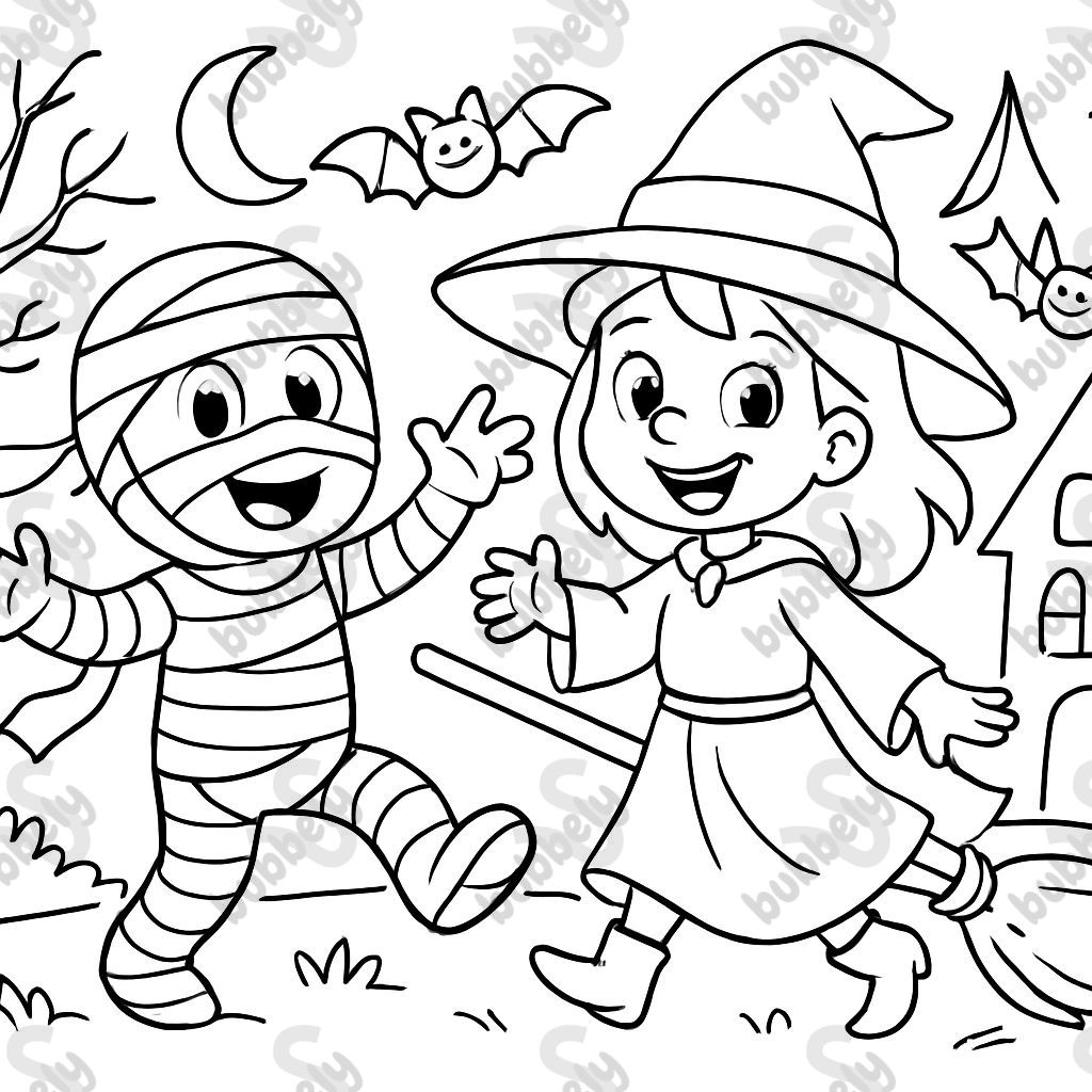 una momia y una bruja una momia y una bruja